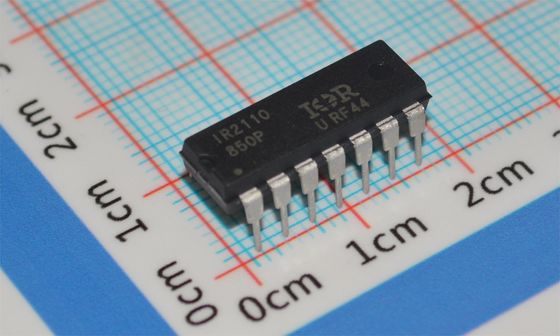 IR2110PBF इंटीग्रेटेड सर्किट 600V हाई-लो ड्राइवर 2A पीक करंट 10V-20V लॉजिक 500ns राइज टाइम पैकेज / केस 14-डीआईपी (0.300", 7.62mm) -40°C से +125°C