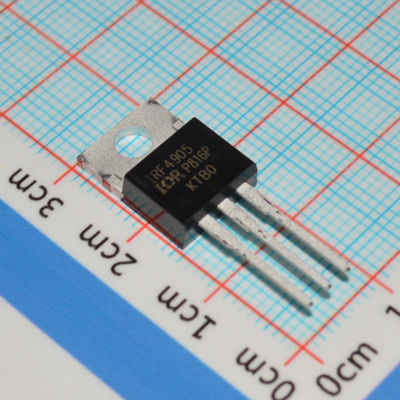 IRF4905PBF -55V P-चैनल MOSFET 74A करंट 0.02Ω Rds(on) TO-220AB 175°C अधिकतम हिमस्खलन रेटेड
