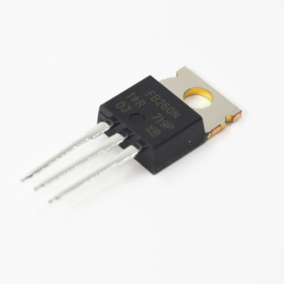 IRFB260NPBF 200V 46A MOSFET 36mΩ RDS ((on) फास्ट स्विचिंग TO-220 हिमस्खलन रेटेड पावर कन्वर्टर्स और मोटर ड्राइव के लिए आदर्श