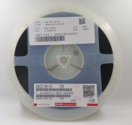 ऑटोमोटिव इलेक्ट्रॉनिक्स के लिए अल्ट्रा-लो-वीएफ हाई-स्पीड स्विचिंग एईसी-क्यू 101 एसओडी-523 हलोजन-मुक्त रिवर्स ध्रुवीयता संरक्षण के साथ आरबी 521 एसएम-30 30 वी 200 एमए शॉटकी डायोड