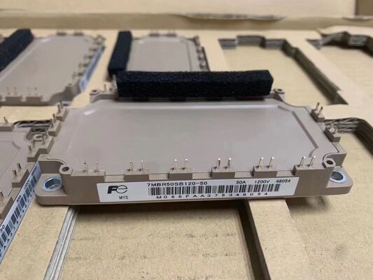 7MBR50SB120-50 1200V 50A पीआईएम मॉड्यूल एकीकृत रेक्टिफायर ब्रेक और इन्वर्टर कम हानि उच्च अलगाव अंतर्निहित एनटीसी कॉम्पैक्ट पैकेज कॉम्पैक्ट मोटर ड्राइव के लिए