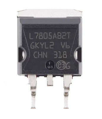 L7805ABD2T-TR 5V 1.5A फिक्स्ड वोल्टेज रेगुलेटर TO-263-3 D2PAK (2 लीड + टैब) TO-263AB पैकेज थर्मल और शॉर्ट सर्किट सुरक्षा ±2% आउटपुट सहिष्णुता -40°C से +125°C रेंज ऑटोमोटिव ग्रेड