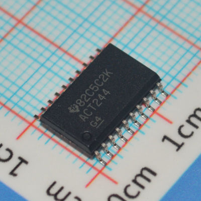 SN74ACT244DWR 3.3V/5V ऑक्टाल बफर 24mA ड्राइव SOIC-20 4.5ns स्पीड TTL- संगत -40°C से +85°C