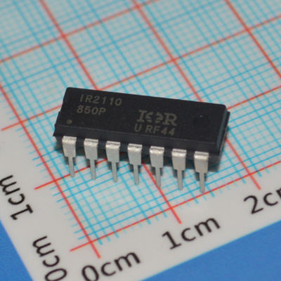 IR2110PBF इंटीग्रेटेड सर्किट 600V हाई-लो ड्राइवर 2A पीक करंट 10V-20V लॉजिक 500ns राइज टाइम पैकेज / केस 14-डीआईपी (0.300", 7.62mm) -40°C से +125°C