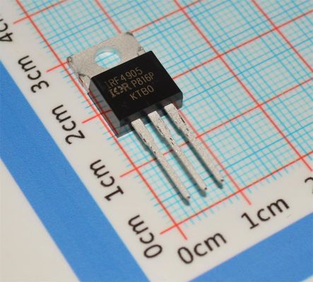 IRF4905PBF -55V P-चैनल MOSFET 74A करंट 0.02Ω Rds(on) TO-220AB 175°C अधिकतम हिमस्खलन रेटेड