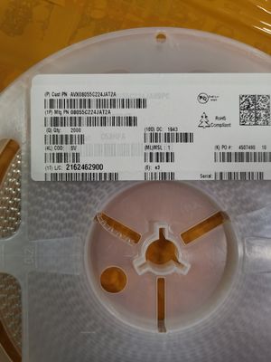 08055C224JAT2A 220nF MLCC 50V, X7R ± 5% Tol 0805 -55°C से +125°C कम ESR