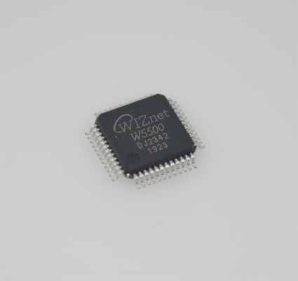 W5500 हार्डवायर्ड TCP/IP चिप SPI इंटरफ़ेस 10/100Mbps ईथरनेट 32KB बफर 3.3V -40°C से +85°C