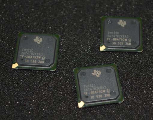 TMS320C6747DZKBA3 456MHz डुअल-कोर डीएसपी 3648MBPS 32KB L1 कैश 256KB RAM BGA-256 -40°C से +100°C इंडस्ट्रियल डीएसपी
