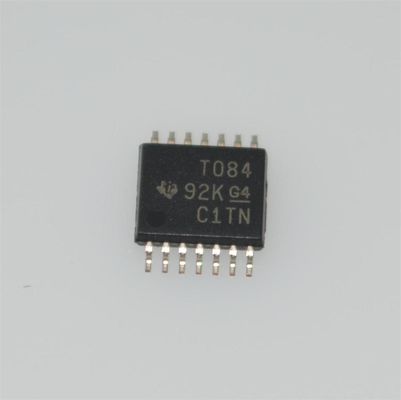 TL084CPWR क्वाड लो-नॉइज़ JFET ऑप एम्प 4MHz बैंडविड्थ 13V/µs स्लीव रेट ±18V सप्लाई 3pA इनपुट बायस TSSOP-14 -40°C से +105°C