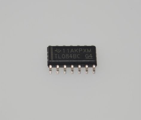 TL084BCDR क्वाड जेएफईटी-इनपुट ऑप एम्पलीफायर 4MHz बैंडविड्थ 13V/μs स्लीव दर ±18V आपूर्ति 3pA इनपुट बायस SOIC-14 -40°C से +125°C