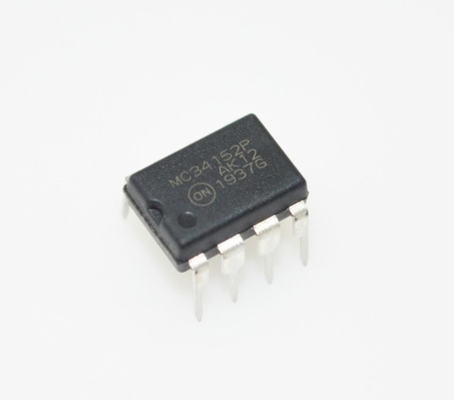MC34152PG डुअल MOSFET ड्राइवर 1.5A पीक करंट 12V-18V सप्लाई 50ns राइज/फॉल DIP-8 -40°C से +85°C