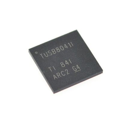 TUSB8041IRGCR 4-पोर्ट यूएसबी 3.0 हब 5Gbps स्पीड कम पावर कॉम्पैक्ट QFN इंडस्ट्रियल टेम्प ESD प्रोटेक्शन और प्लग-एंड-प्ले के साथ