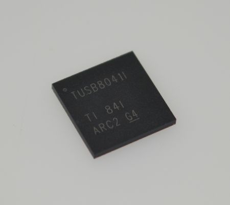 TUSB8041IRGCR 4-पोर्ट यूएसबी 3.0 हब 5Gbps स्पीड कम पावर कॉम्पैक्ट QFN इंडस्ट्रियल टेम्प ESD प्रोटेक्शन और प्लग-एंड-प्ले के साथ