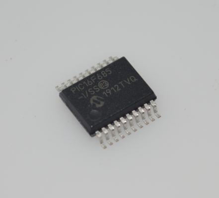 PIC16F685-I/SS 8-बिट फ़्लैश MCU 20MHz स्पीड 3.5KB मेमोरी 256B EEPROM 12x10-बिट ADC 25 I/O पिन वाइड 2.0-5.5V रेंज इंडस्ट्रियल -40°C से +85°C SSOP-20 पैकेज एम्बेडेड कंट्रोल के लिए