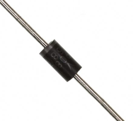 1N5819 Schottky Diode 1A/40V कम VF (0.6V) तेज़ स्विचिंग उच्च दक्षता कम पावर लॉस DO-41 पैकेज -65°C से +125°C रेंज ध्रुवीयता सुरक्षा और DC-DC कन्वर्टर्स के लिए आदर्श