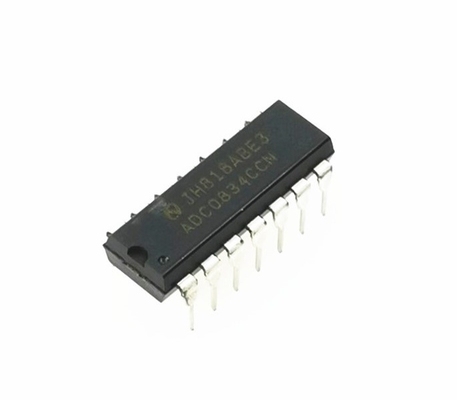 ADC0834CCN 8-बिट ADC 4-चैनल इनपुट 5V सप्लाई सीरियल I/O कम पावर 0°C से +70°C आसान MCU इंटरफ़ेस लागत प्रभावी समाधान