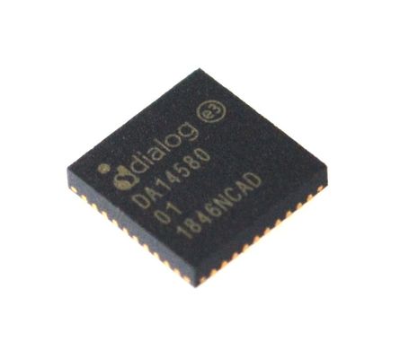 DA14580-01AT2 ब्लूटूथ 5.0 SoC अल्ट्रा-लो पावर 2.5x2.5mm साइज़ ARM Cortex-M0 लंबी बैटरी लाइफ सुरक्षा मल्टी-प्रोटोकॉल और किफायती IoT डिज़ाइन के साथ