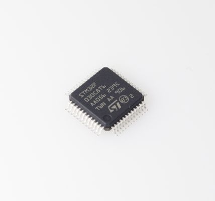 STM32F030C8T6 48MHz कॉर्टेक्स-एम0 MCU 64KB फ्लैश 8KB रैम 12-बिट एडीसी कम लागत 5V सहिष्णु 37 GPIOs और मजबूत एम्बेडेड डिजाइन के लिए व्यापक तापमान रेंज