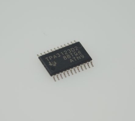 TPA3123D2PWPR क्लास डी एम्प 15W स्टीरियो 92% दक्षता 8-26V वाइड इनपुट थर्मल प्रोटेक्शन लो THD+N पॉप-फ्री स्टार्ट कॉम्पैक्ट TSSOP-28 EMI रिड्यूस्ड हाई-फाई ऑडियो