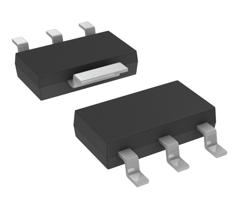 TLV1117LV33DCYR 800mA LDO 3.3V फिक्स्ड आउटपुट 1% सटीकता कम ड्रॉपआउट वोल्टेज ओवर करंट और थर्मल प्रोटेक्शन -40°C से 125°C के साथ स्थिर सिरेमिक कैपेसिटर SOT-223 पैकेज