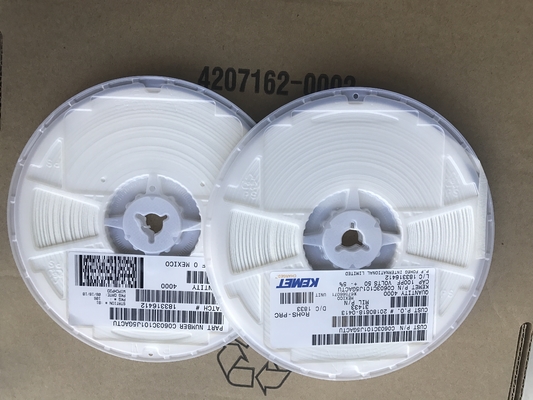 C0603C101J5GACTU 100pF 50V C0G/NP0 0603 सिरेमिक कैपेसिटर 5% सहिष्णुता उच्च स्थिरता अल्ट्रा-लो ESR और उच्च आवृत्ति सर्किट के लिए टेप और रील पैकेजिंग