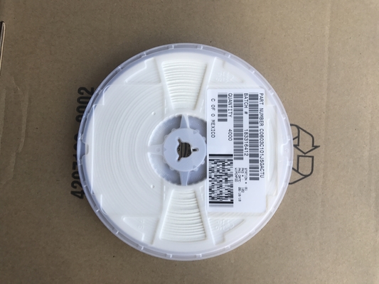 C0603C101J5GACTU 100pF 50V C0G/NP0 0603 सिरेमिक कैपेसिटर 5% सहिष्णुता उच्च स्थिरता अल्ट्रा-लो ESR और उच्च आवृत्ति सर्किट के लिए टेप और रील पैकेजिंग