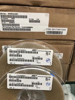 TAJA475K010RNJ 4.7μF 10V टैंटलम संधारित्र 10% टोल 1310 केस कम ESR उच्च विश्वसनीयता ऑटोमोटिव और औद्योगिक अनुप्रयोगों के लिए AEC-Q200 योग्य व्यापक तापमान रेंज