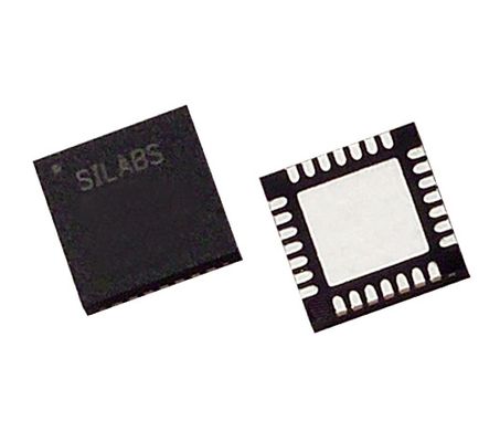 CP2102-GMR USB-UART ब्रिज सिंगल-चिप सॉल्यूशन इंटीग्रेटेड USB और क्रिस्टल 9600 bps से 2 Mbps बॉड 512-बाइट बफर फुल GPIO कॉम्पैक्ट QFN रॉयल्टी-फ्री ड्राइवर