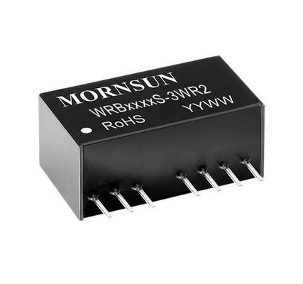 WRB4824S-3WR2 उन्नत 48V 2.4kW DIN रेल बिजली आपूर्ति अल्ट्रा-वाइड 85-264VAC इनपुट 300% पीक पावर, सक्रिय PFC कम रिसाव करंट -40°C से +85°C ऑपरेटिंग IP67 सुरक्षा C1/C2 प्रतिरक्षा और 5G रेडी