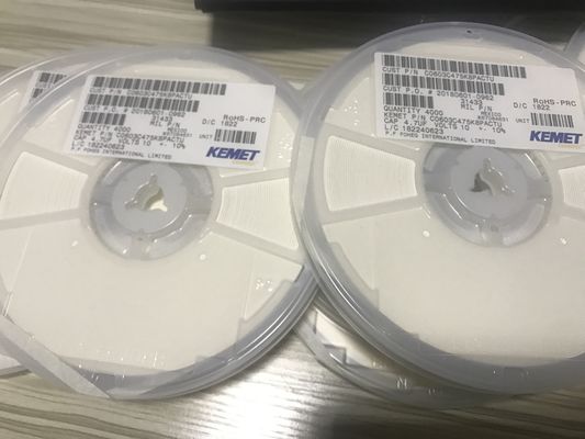 C0603C475K8PACTU MLCC 4.7µF 10V X7R 0603 सिरेमिक कैपेसिटर उच्च कैपेसिटेंस स्थिर प्रदर्शन RoHS अनुरूप और AEC-Q200 ऑटो ग्रेड