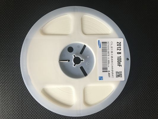 CL21B104KOANNNC MLCC 100nF Ceramic Capacitor ±10% Tolerance 50V Rating X7R Dielectric 0805 Case Wide -55°C to +125°C Range High-Capacity Design RoHS Compliant Tape and Reel Packaging