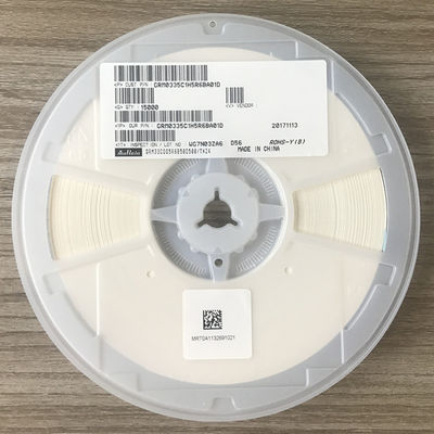 GRM0335C1H5R6BA01D 5.6pF ±0.1pF 0402 MLCC 50V रेटिंग C0G (NP0) के साथ अंतिम स्थिरता के लिए डाइलेक्ट्रिक उच्च Q कारक अल्ट्रा-कम हानि ऑटोमोटिव सर्किट के लिए हेलोजन मुक्त और टेप और रील पैकेजिंग