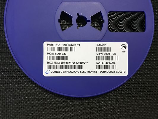 1N4148WS High-Speed Switching Diode with 100V Rating 150mA Current Ultra-Low 2pF Capacitance 4ns Recovery SOD-323 Miniature Package AEC-Q101 Qualified for Automotive and General-Purpose Apps