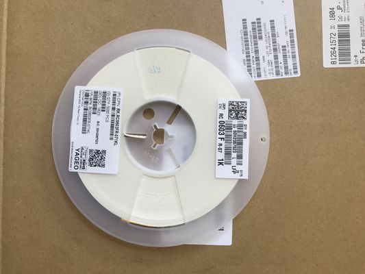 RC0603FR-071KL 1kΩ Chip Resistor 0603 Case 1% Tolerance 100ppm/°C TCR 1/10W Rating Thin Film Technology Halogen-Free RoHS Compliant for Precision Circuits