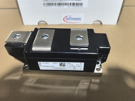 TT430N22KOFXPSA1 2200V 430A HiPak मॉड्यूल कम Vce ((sat) उच्च शॉर्ट सर्किट कठोरता कम स्विचिंग हानि कम प्रेरण उच्च शक्ति कनवर्टर और रेल कर्षण के लिए प्रेस-फिट प्रौद्योगिकी