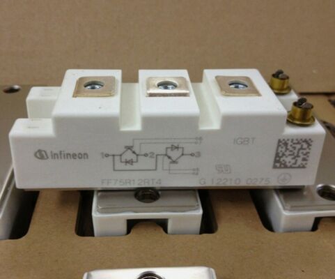 FF75R12RT4 1200V 75A आईजीबीटी मॉड्यूल कम वीसीई (sat) उच्च शॉर्ट सर्किट कठोरता कम स्विचिंग हानि उच्च अलगाव औद्योगिक ड्राइव और यूपीएस इन्वर्टर के लिए