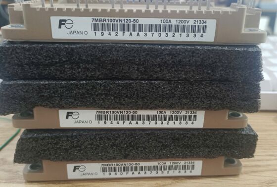 7MBR100VN120-50 1200V 100A PIM मॉड्यूल एकीकृत रेक्टिफायर और इन्वर्टर कम हानि उच्च अलगाव निर्मित-इन एनटीसी कॉम्पैक्ट पैकेज औद्योगिक मोटर ड्राइव और यूपीएस के लिए