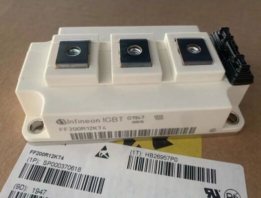 FF200R12KT4 1200V 200A IGBT मॉड्यूल कम VCE (sat) उच्च शॉर्ट सर्किट कठोरता कम स्विचिंग हानि उच्च अलगाव औद्योगिक मोटर ड्राइव और उच्च शक्ति यूपीएस के लिए