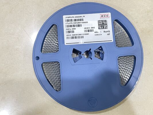 SM4004PL-TP 400V 1A सामान्य प्रयोजन डायोड कम VF 1.1V कम रिसाव 5μA उच्च वृद्धि 30A SOD-123FL -65°C से 175°C RoHS अनुरूप बिजली आपूर्ति और एलईडी प्रकाश व्यवस्था के लिए