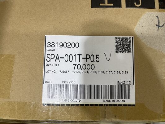 SPA-001T-P0.5 कॉम्पैक्ट उच्च-चालकता सुरक्षित लैच आसान क्रिम्प कंपन-रोधी 26-22 AWG LED और ऑटो इंटीरियर के लिए आदर्श