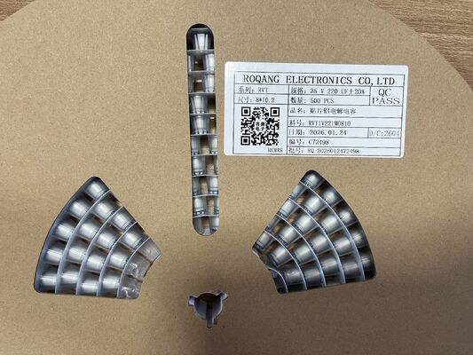 MA35V680M10X13 680μF 35V फिटकरी इलेक कैप 10x13mm 105°C कम प्रतिबाधा लंबे जीवन बिजली और औद्योगिक के लिए उच्च लहर