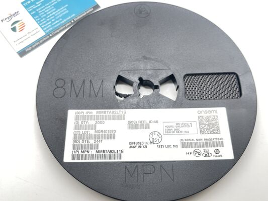 MMBTA92LT1G PNP ट्रांजिस्टर 300V VCEO 500mA Ic SOT-23 उच्च वोल्टेज कम संतृप्ति दूरसंचार और औद्योगिक के लिए तेजी से स्विच
