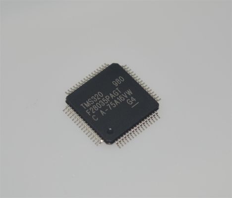 TMS320F28035PAGT 60MHz C2000 MCU 128KB फ्लैश 12-बिट ADC 16 PWM TQFP-64 -40°C से +105°C