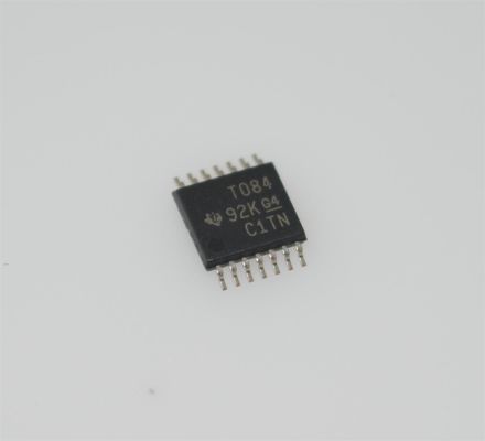 TL084CPWR क्वाड लो-नॉइज़ JFET ऑप एम्प 4MHz बैंडविड्थ 13V/µs स्लीव रेट ±18V सप्लाई 3pA इनपुट बायस TSSOP-14 -40°C से +105°C